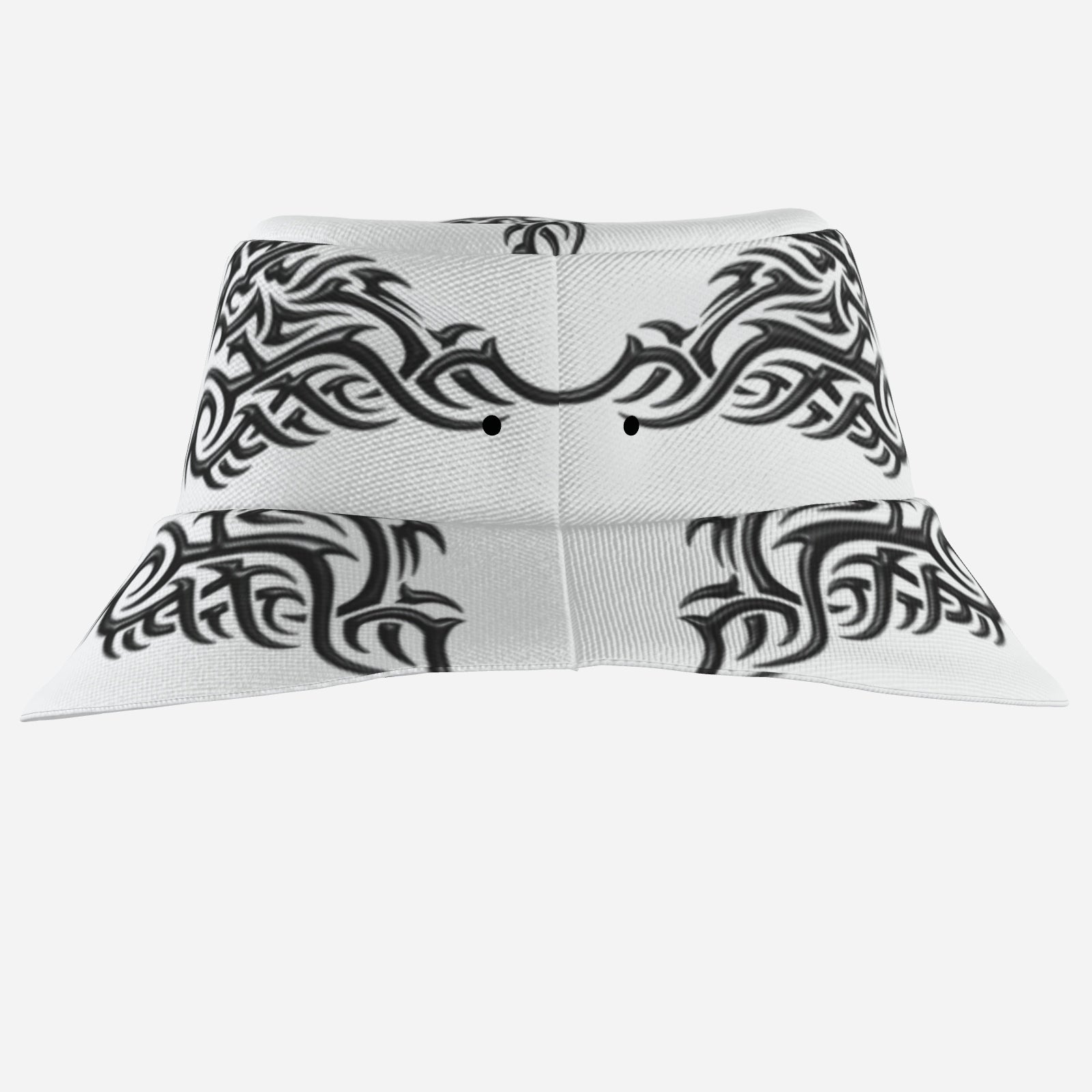 QuinZen Abstract - Aurum "Onyx" Bucket Hat (Black + White)