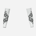 QuinZen Abstract “Aurum Onyx” Performance Arm Sleeves Apparel