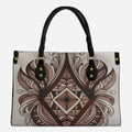 Leather Tote Bag Handbag with Top Handle Black Apparel