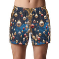 Ornament Nightfall Christmas Lounge Shorts, main product photo