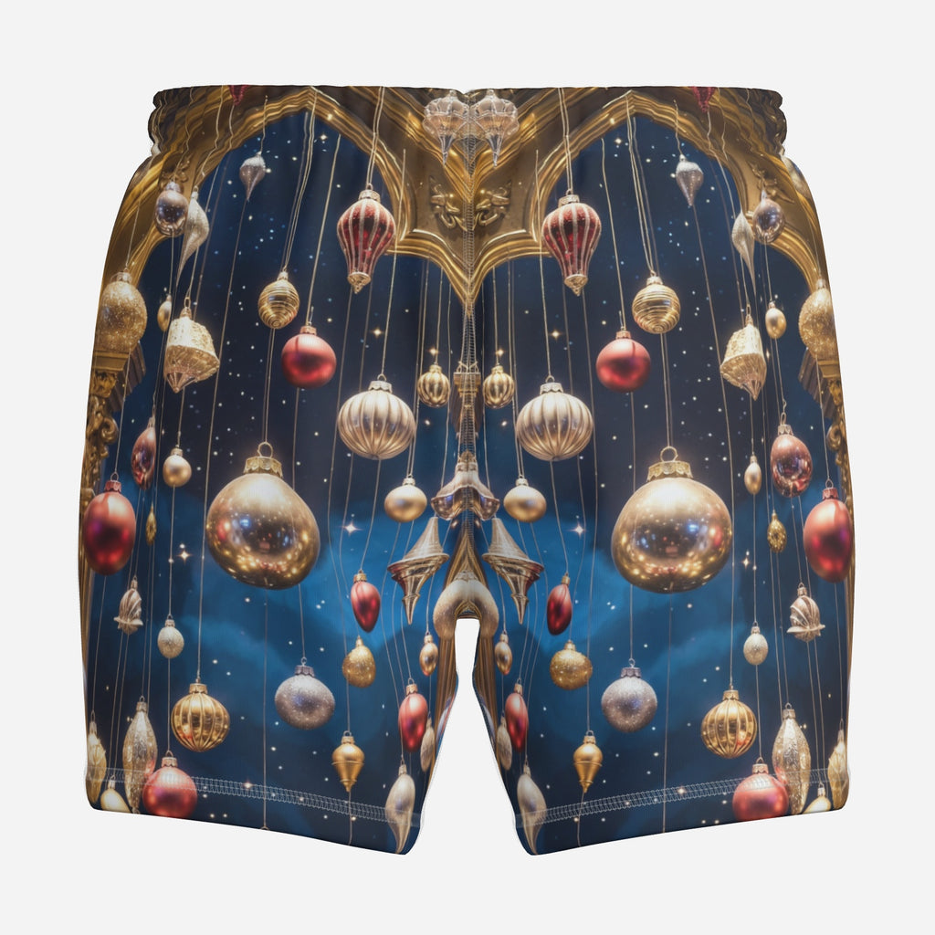 Midnight Ornament Christmas Lounge Shorts, product photo 3