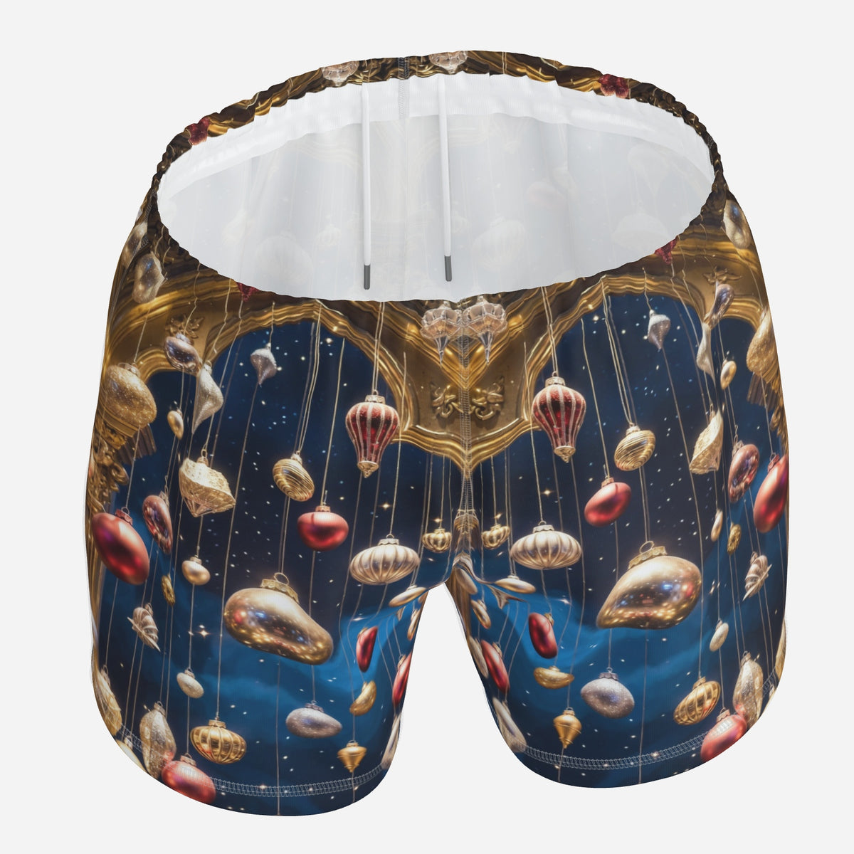 Midnight Ornament Christmas Lounge Shorts, product photo 6