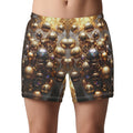 Gilded Ornament Christmas Lounge Shorts, main product photo
