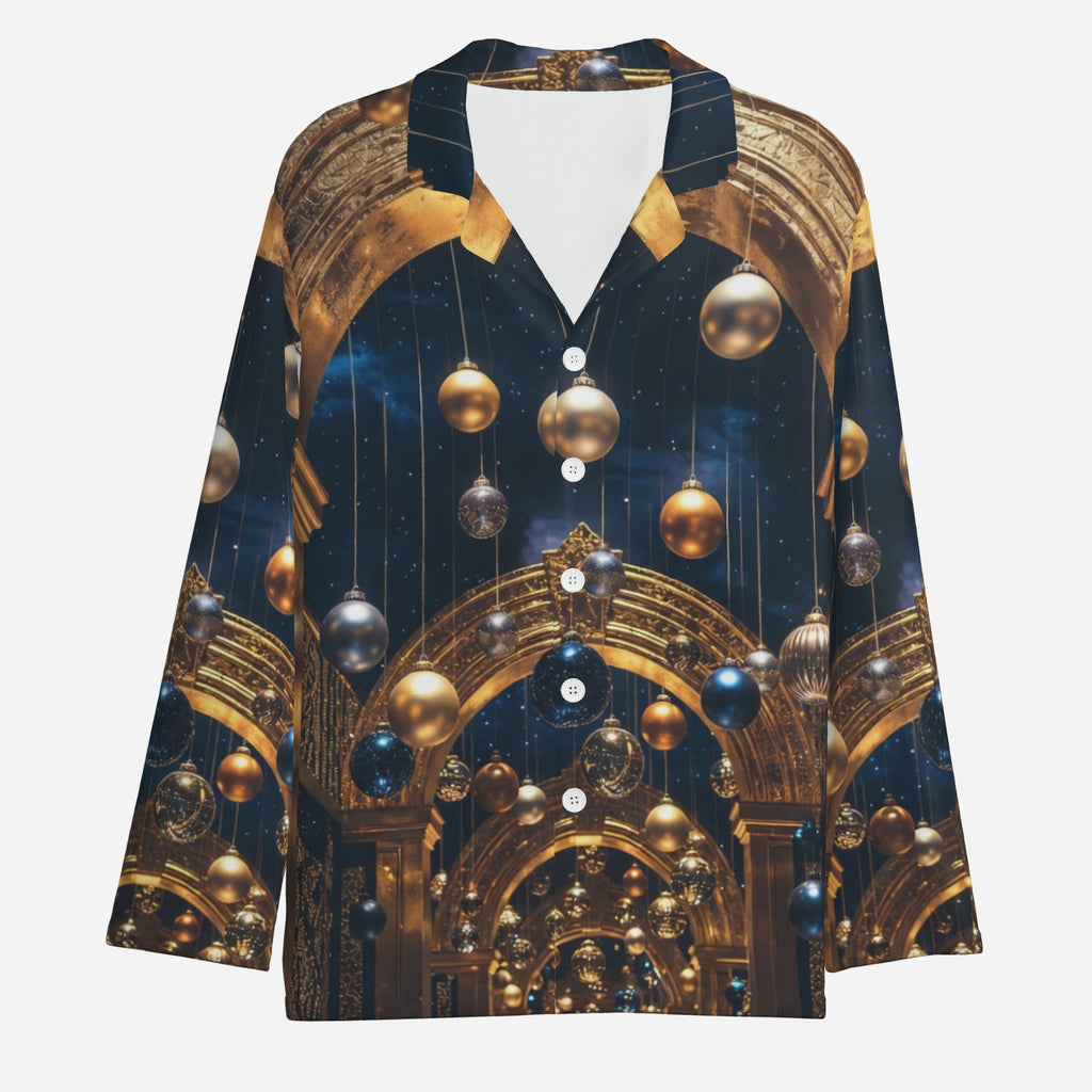 Gilded Arch Men's Christmas Pajama Set, product photo 2