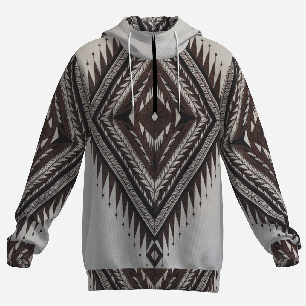 Tribal Apex Unisex Hoodie – Boho Geometric Statement Design + Street Luxe Comfort