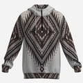 Tribal Apex Unisex Hoodie – Boho Geometric Statement Design + Street Luxe Comfort