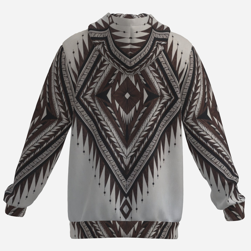 Tribal Apex Unisex Hoodie – Boho Geometric Statement Design + Street Luxe Comfort