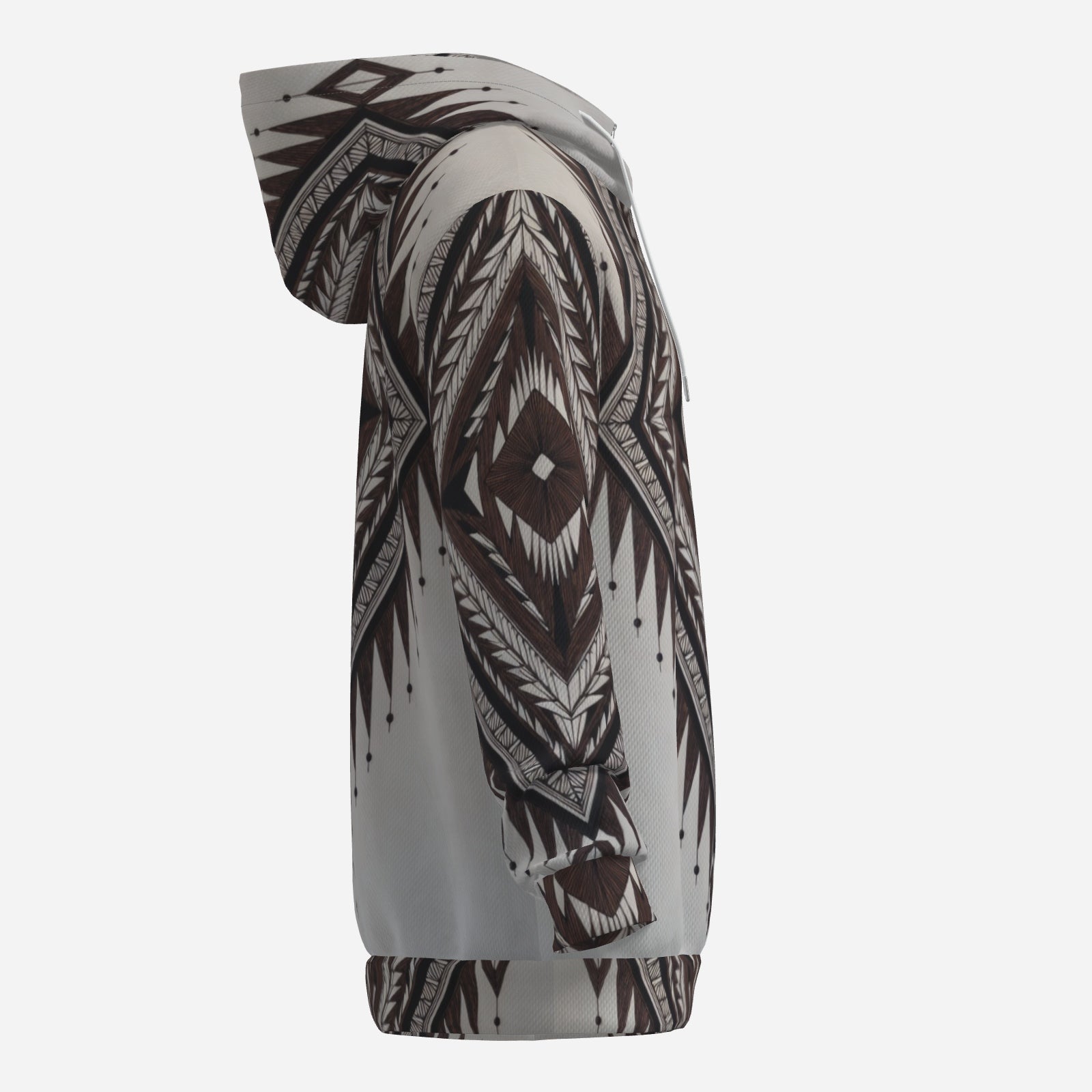 Tribal Apex Unisex Hoodie – Boho Geometric Statement Design + Street Luxe Comfort