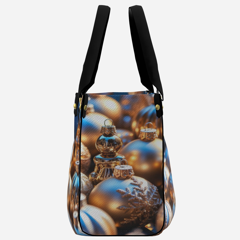 Sapphire & Gold Noel Tote