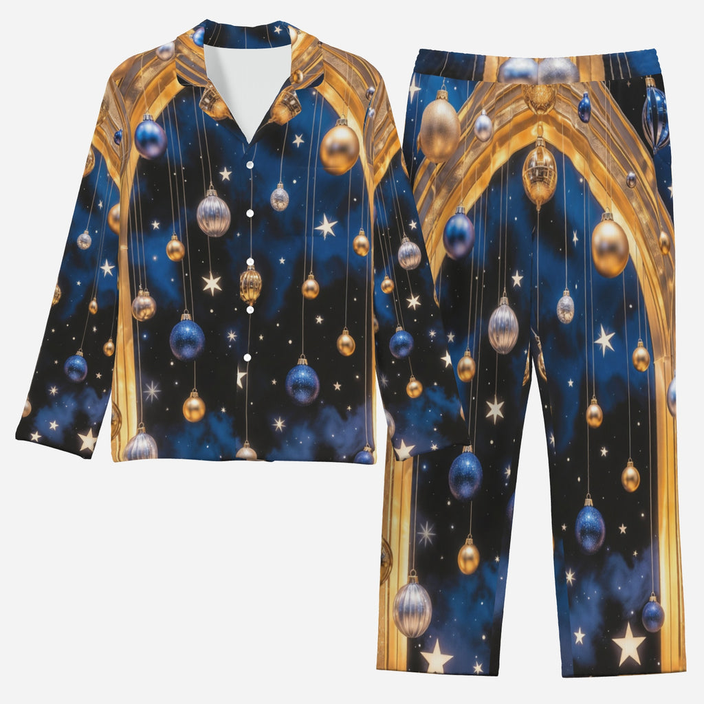 Starlit Archway Women's Christmas Pajama Set, product photo 3