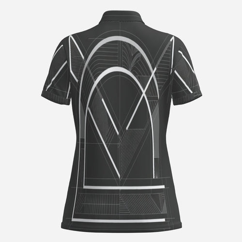 Black Arch Women's Polo by QuinZen Collective – view 2