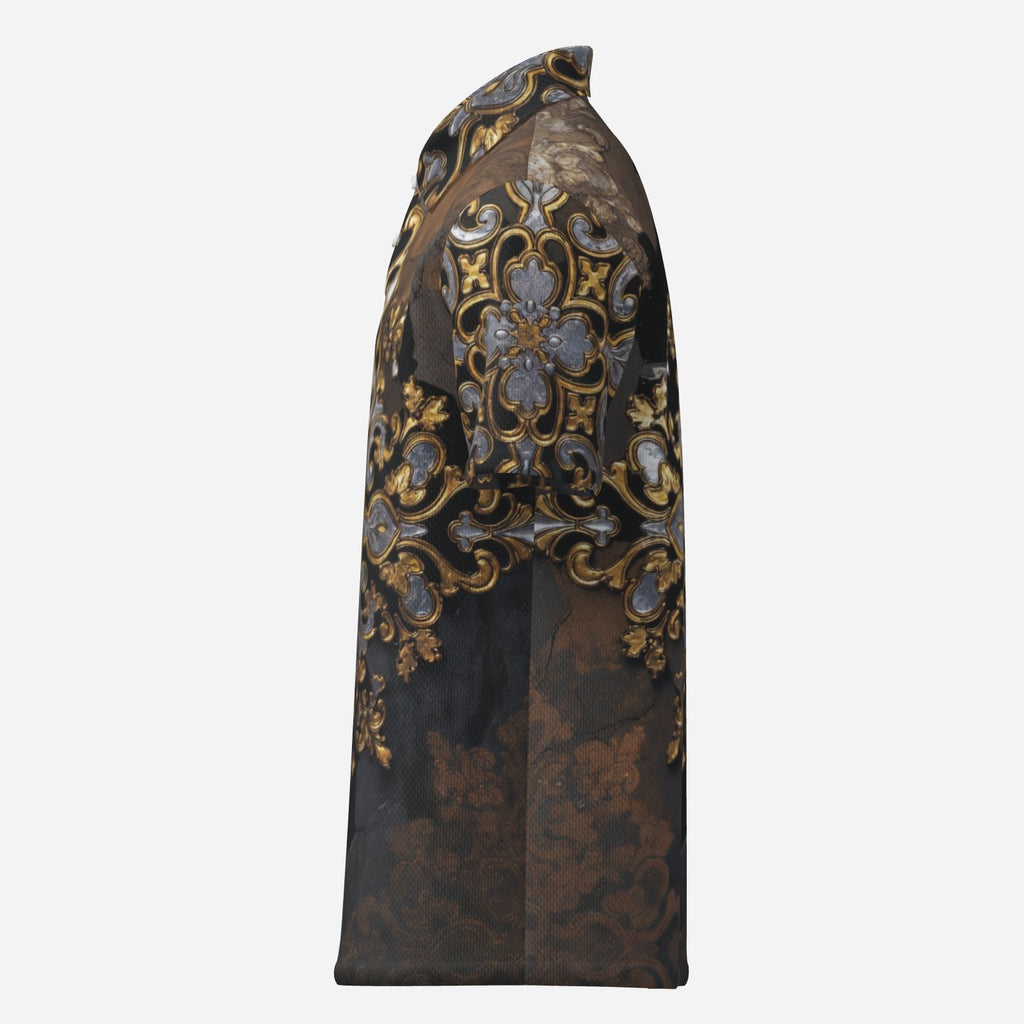 Men's Gilded Baroque Golf Polo by QuinZen Collective – view 8