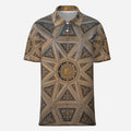 Men's Sandstone Starburst Golf Polo by QuinZen Collective – view 6