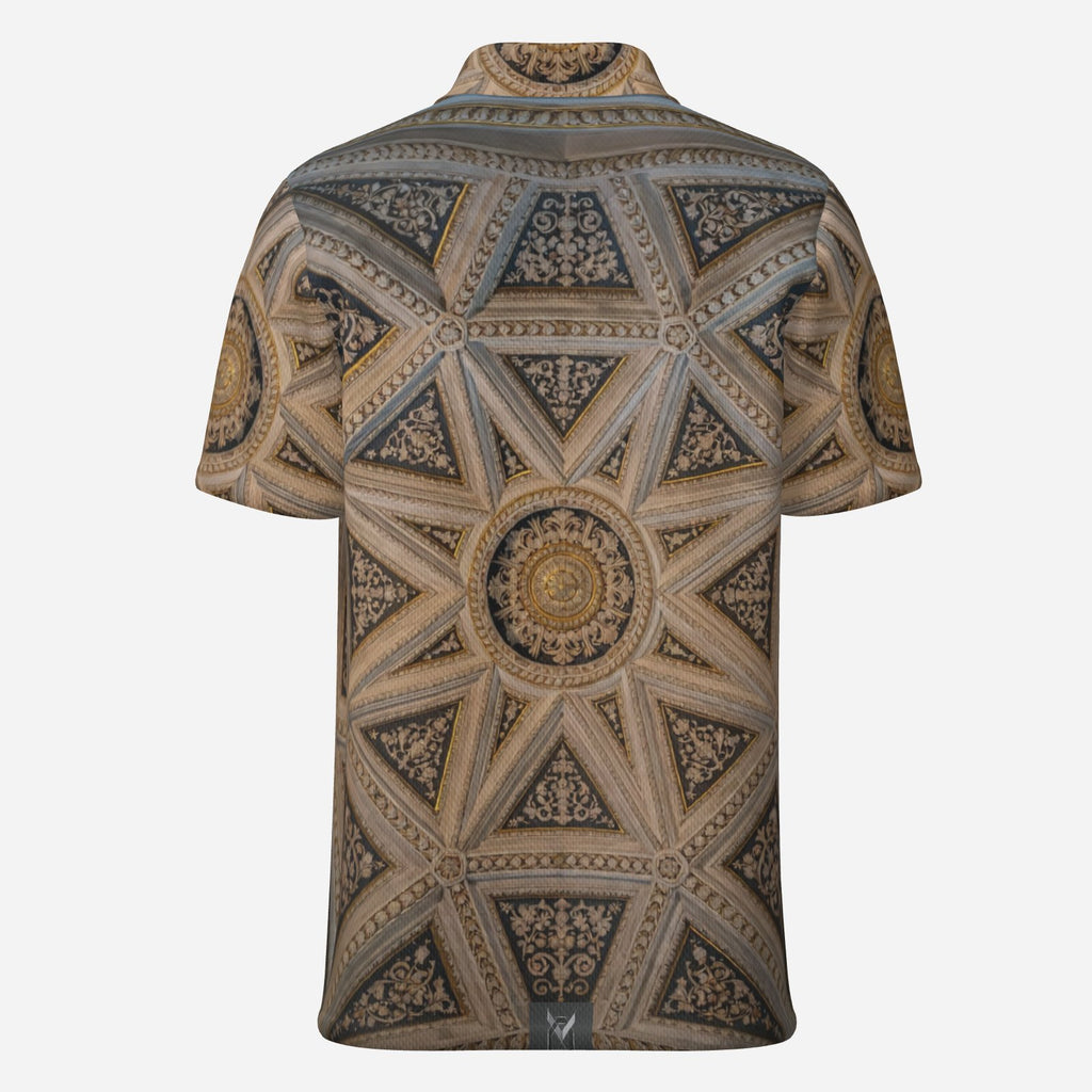 Men's Sandstone Starburst Golf Polo by QuinZen Collective – view 7