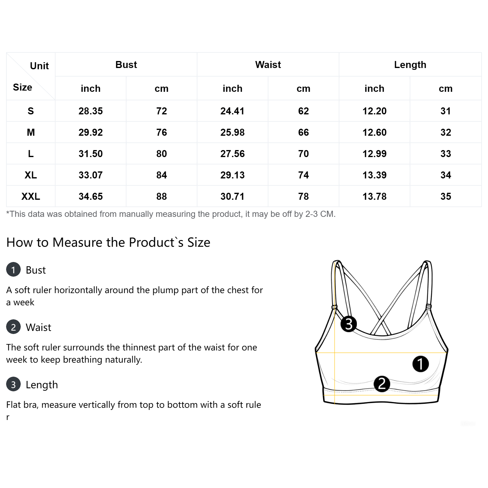 QZC Double Layered High Impact Sports Bras for Women Crossed Back Bra
